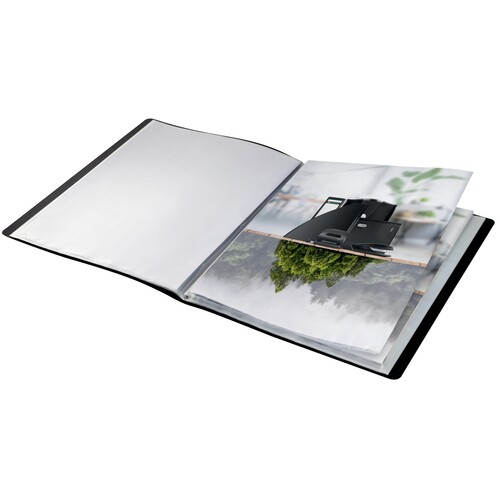 Sichtbuch recycle A4 20 Hüllen schwarz PP Leitz 4676-00-95 Produktbild Additional View 2 L