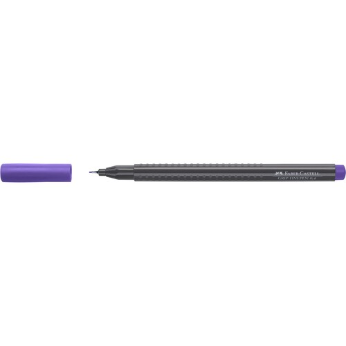Fineliner Grip Finepen 0,4mm mauve Faber Castell 151637 Produktbild Front View L