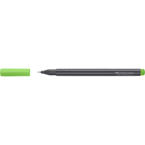 Fineliner Grip Finepen 0,4mm grasgrün Faber Castell 151666 Produktbild Front View L