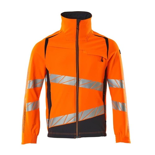 Jacke, ULTIMATE STRETCH Arbeitsjacke /  Gr. 2XL, Hi-vis Orange/Schwarzblau Produktbild