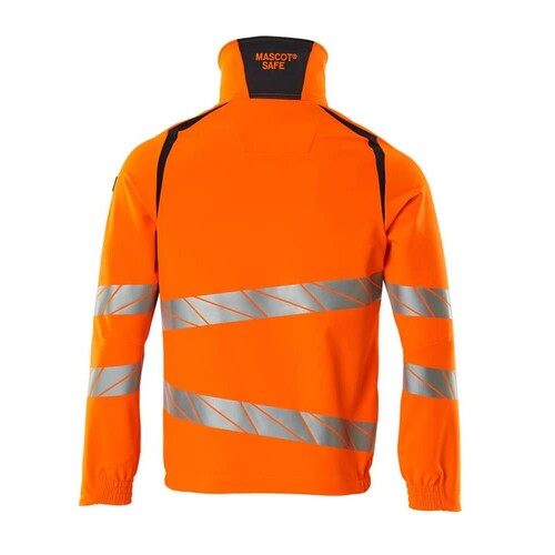 Jacke, ULTIMATE STRETCH Arbeitsjacke /  Gr. 2XL, Hi-vis Orange/Schwarzblau Produktbild Additional View 2 L
