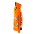Jacke, ULTIMATE STRETCH Arbeitsjacke /  Gr. 2XL, Hi-vis Orange/Schwarzblau Produktbild Additional View 3 S