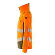 Jacke, ULTIMATE STRETCH Arbeitsjacke /  Gr. M, Hi-vis Orange/Moosgrün Produktbild Additional View 1 S