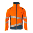 Jacke, ULTIMATE STRETCH Arbeitsjacke /  Gr. XL, Hi-vis Orange/Dunkelpetroleum Produktbild