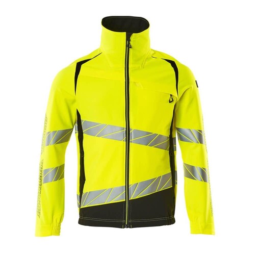 Jacke, ULTIMATE STRETCH Arbeitsjacke / Gr. 4XL, Hi-vis Gelb/Schwarz Produktbild