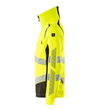 Jacke, ULTIMATE STRETCH Arbeitsjacke / Gr. 4XL, Hi-vis Gelb/Schwarz Produktbild Additional View 1 S