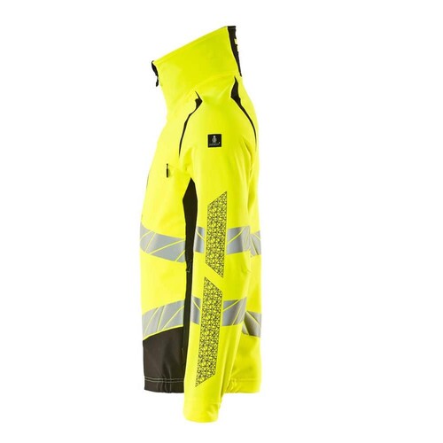 Jacke, ULTIMATE STRETCH Arbeitsjacke / Gr. 4XL, Hi-vis Gelb/Schwarz Produktbild Additional View 1 L