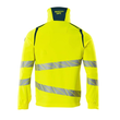 Jacke, ULTIMATE STRETCH Arbeitsjacke /  Gr. M, Hi-vis Gelb/Dunkelpetroleum Produktbild Additional View 2 S