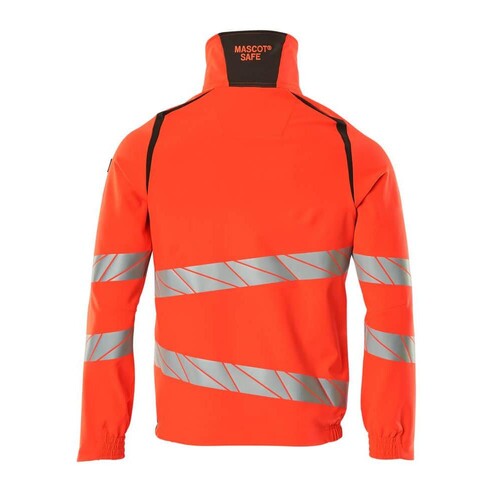 Jacke, ULTIMATE STRETCH Arbeitsjacke /  Gr. 4XL, Hi-vis Rot/Dunkelanthrazit Produktbild Additional View 2 L