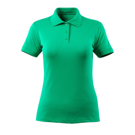 Grasse Damen Polo Shirt / Gr. L,  Grasgrün Produktbild