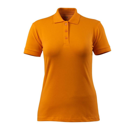 Grasse Damen Polo Shirt / Gr. L,  Hellorange Produktbild