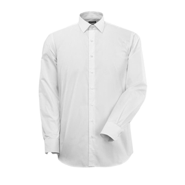 Hemd Poplin, moderne Passform / Gr.  37-38, Weiß Produktbild
