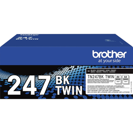 Toner TN-247BKT für DCP-L3510CDW schwarz 3000 S. 2 St.Brother TN247BKTWIN (PACK=2 STÜCK) Produktbild