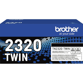 Brother Toner TN2320TWIN 2.600Seiten schwarz 2 St./Pack. (PACK=2 STÜCK) Produktbild