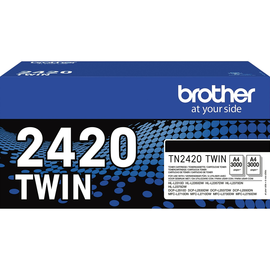 Brother Toner TN2420TWIN 3.000Seiten schwarz 2 St./Pack. (PACK=2 STÜCK) Produktbild