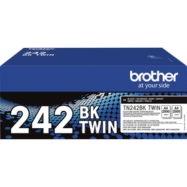 Brother Toner TN242BKTWIN 2.500Seiten schwarz 2 St./Pack. (PACK=2 STÜCK) Produktbild
