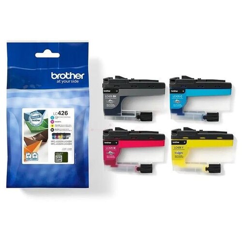 Tintenpatrone für Brother MFC-J4335DW Multipack Brother LC426VAL schwarz 3000Seiten /farbig je 1500Seiten Produktbild Front View L