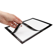Informationsrahmen magnetofix A4 schwarz/transparent selbstklebend Magnetoplan 1131912 (PACK=2 STÜCK) Produktbild Additional View 1 S