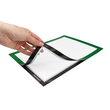 Informationsrahmen magnetofix A4 grün/transparent selbstklebend Magnetoplan 1131905 (PACK=2 STÜCK) Produktbild Additional View 1 S
