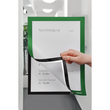 Informationsrahmen magnetofix A4 grün/transparent selbstklebend Magnetoplan 1131905 (PACK=2 STÜCK) Produktbild Additional View 3 S