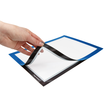 Informationsrahmen magnetofix A4 blau/transparent selbstklebend Magnetoplan 1131903 (PACK=2 STÜCK) Produktbild