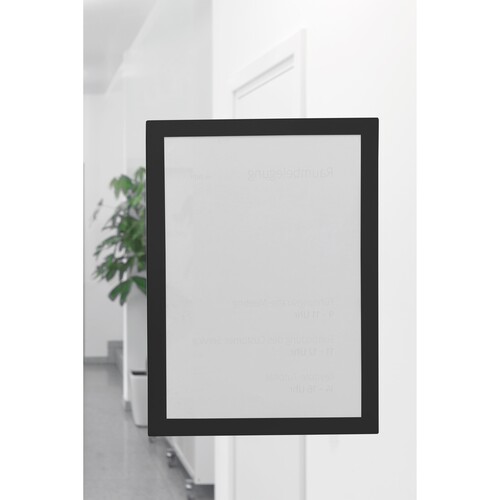 Informationsrahmen magnetofix A3 schwarz/transparent selbstklebend Magnetoplan 1132012 (PACK=2 STÜCK) Produktbild Additional View 3 L