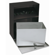 Wandaschenbecher mit Dach grau/schwarz 28x14x37,3cm Wedo 17038112 Produktbild Additional View 1 S