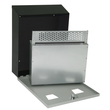 Wandaschenbecher kompakt grau/schwarz 25,6x7,5x32cm Wedo 17035112 Produktbild Additional View 1 S