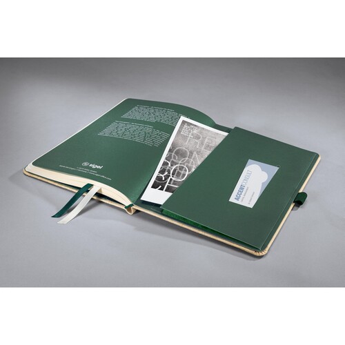 Notizbuch Conceptum Hardcover A5 Dot-Lineatur 100g bamboo Sigel Nature Edition CO670 Produktbild Additional View 4 L