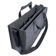 Tragetasche Desk Sharing Bag L dunkelgrau 50x28x15cm Sigel BA411 synthetischer Filz Produktbild
