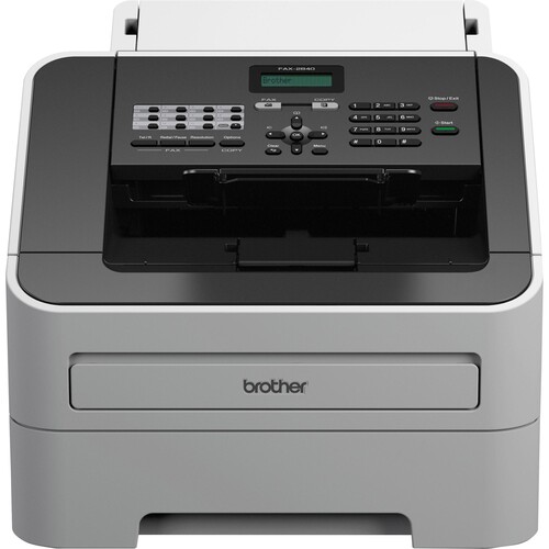 Brother Faxgerät FAX2840G1 36,8x31,1x36cm Laser gr/sw Produktbild Front View L