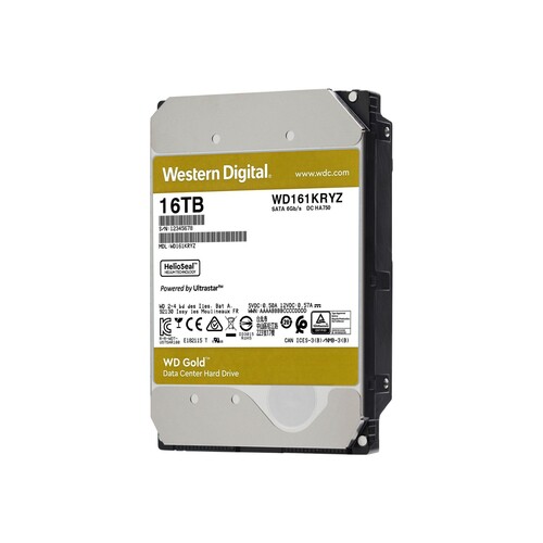 WD Gold WD161KRYZ - Festplatte - 16 TB - intern - 3.5" (8.9 cm) Produktbild Additional View 1 L