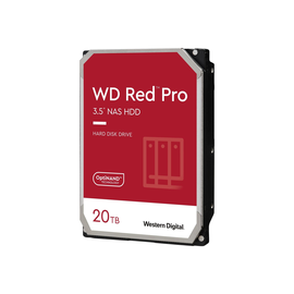 WD Red Pro WD201KFGX - Festplatte - 20 TB - intern - 3.5" (8.9 cm) Produktbild