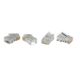 ROLINE Anschluss - CAT 6e - UTP - durchsichtig (Packung mit 10) Produktbild Additional View 2 S
