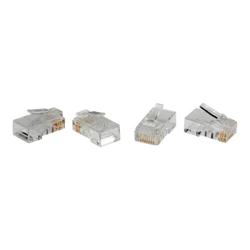 ROLINE Anschluss - CAT 6e - UTP - durchsichtig (Packung mit 10) Produktbild Additional View 2 L