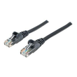 Intellinet Network Patch Cable, Cat6, 2m, Black, CCA, U/UTP, PVC, RJ45, Gold Plated Contacts, Snagle Produktbild