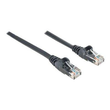 Intellinet Network Patch Cable, Cat6, 2m, Black, CCA, U/UTP, PVC, RJ45, Gold Plated Contacts, Snagle Produktbild Additional View 2 S