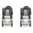 Intellinet Network Patch Cable, Cat6, 2m, Black, CCA, U/UTP, PVC, RJ45, Gold Plated Contacts, Snagle Produktbild Additional View 3 S