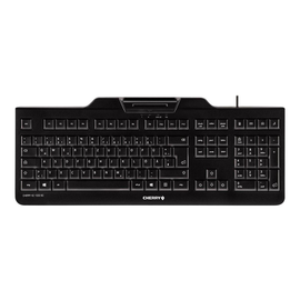 Cherry KC 1000 SC - Tastatur - USB - GB - Schwarz Produktbild