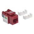 Intellinet Cat5e Modularbuchse, UTP, Keystone Jack, rot, benötigt LSA-Auflegewerkzeug Produktbild Additional View 1 S