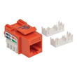 Intellinet Cat5e Modularbuchse, UTP, Keystone Jack, orange, benötigt LSA-Auflegewerkzeug Produktbild Additional View 1 S