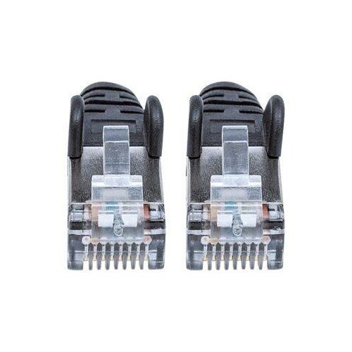 Intellinet Network Patch Cable, Cat6, 20m, Black, Copper, S/FTP, LSOH / LSZH, PVC, RJ45, Gold Plated Produktbild Additional View 2 L