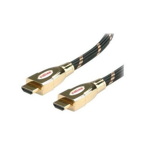 ROLINE Gold - HDMI-Kabel mit Ethernet - HDMI männlich zu HDMI männlich Produktbild