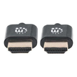 Manhattan HDMI Cable with Ethernet (Ultra Thin), 4K@60Hz (Premium High Speed) Produktbild Additional View 1 S