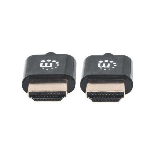 Manhattan HDMI Cable with Ethernet (Ultra Thin), 4K@60Hz (Premium High Speed) Produktbild Additional View 1 L
