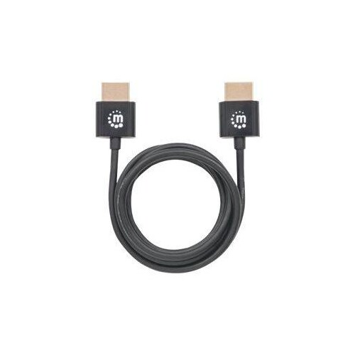 Manhattan HDMI Cable with Ethernet (Ultra Thin), 4K@60Hz (Premium High Speed) Produktbild Additional View 2 L