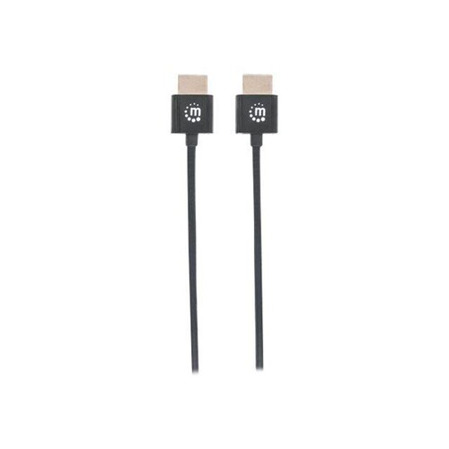 Manhattan HDMI Cable with Ethernet (Ultra Thin), 4K@60Hz (Premium High Speed) Produktbild Additional View 1 L