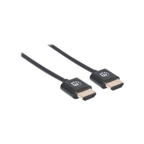 Manhattan HDMI Cable with Ethernet (Ultra Thin), 4K@60Hz (Premium High Speed) Produktbild Additional View 3 L