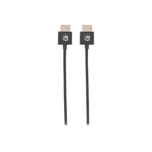 Manhattan HDMI Cable with Ethernet (Ultra Thin), 4K@60Hz (Premium High Speed) Produktbild Additional View 1 L