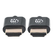 Manhattan HDMI Cable with Ethernet (Ultra Thin), 4K@60Hz (Premium High Speed) Produktbild Additional View 2 S